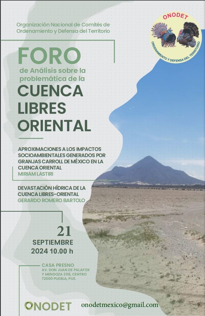 Foro de análisis sobre la Cuenca Libres-Oriental