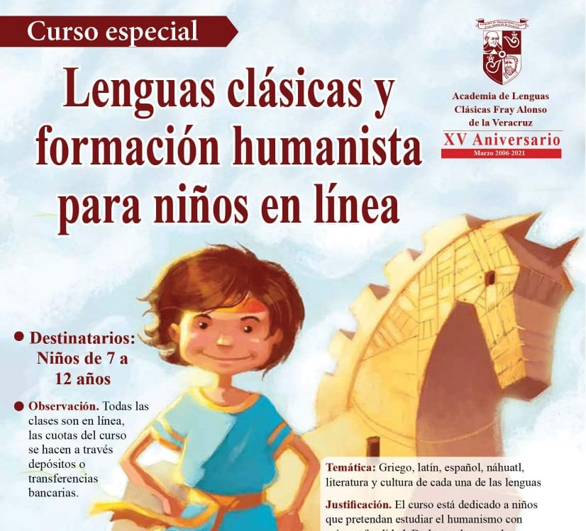 Lenguas clásicas y formación humanista para niños en línea 