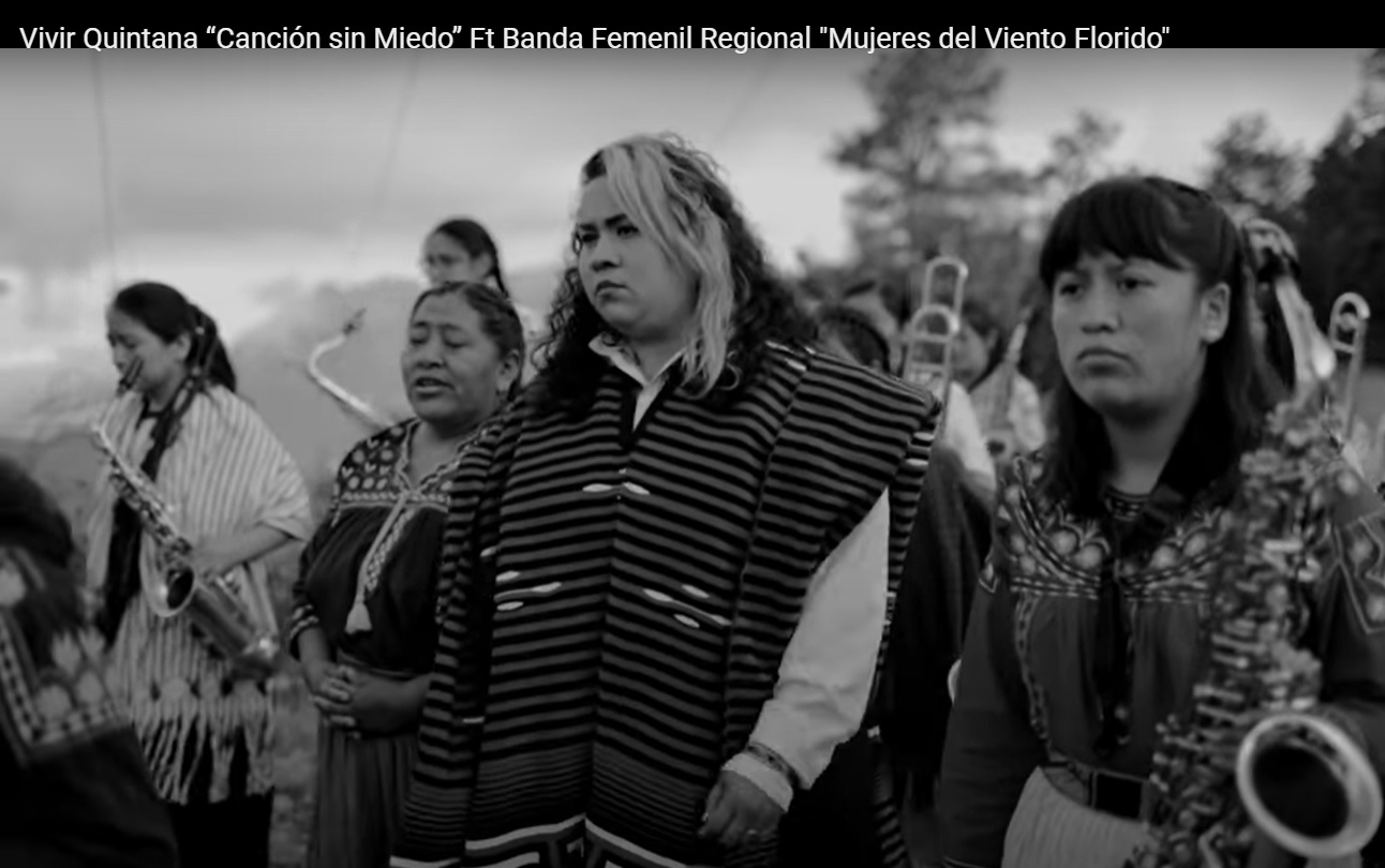 8M:  Canción sin miedo desde Oaxaca /  Vivir  Quintana 