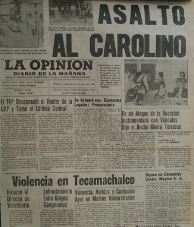 1976: el Carolino bajo asedio / Ricardo Moreno Botello