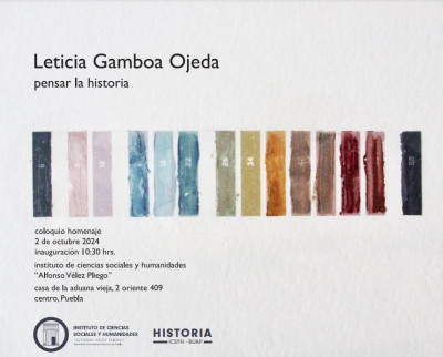 Leticia Gamboa: Pensar la historia / homenaje