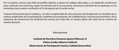 Ibero Puebla se desmarca de proceso de designación en Comisión de Búsqueda de Personas 