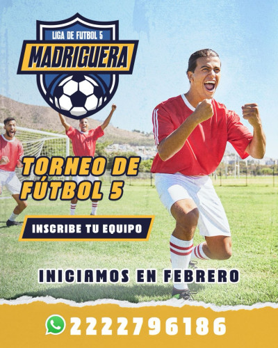 Liga de Futbol 5 Madriguera / Apoya a Topos FC