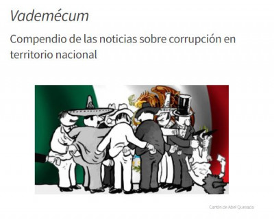 Vademécum  Un compendio de las noticias sobre corrupción en  territorio nacional / PCCI