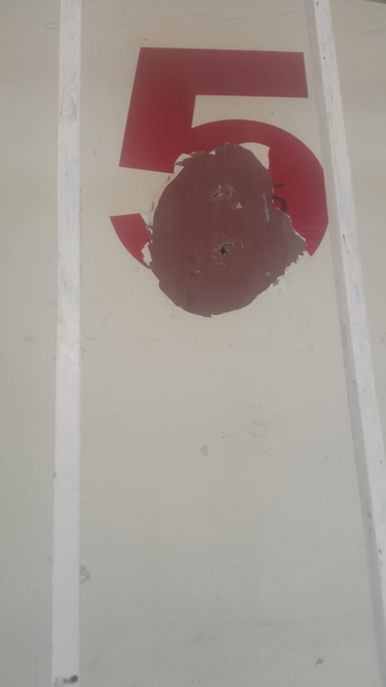 La violencia en la Sección 1072: Registro en video y fotografías