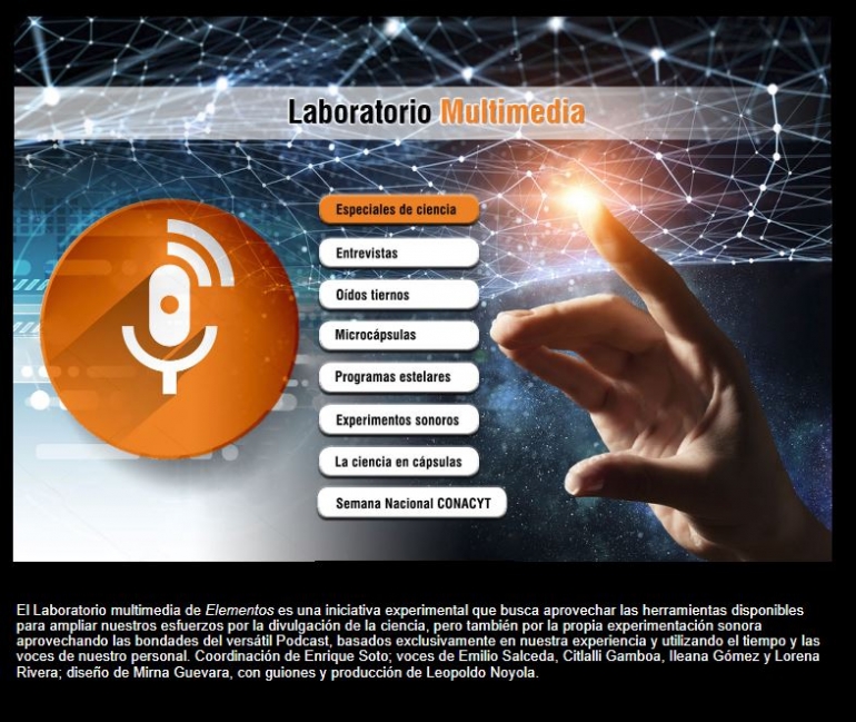 La Ciencia en cápsulas. El Laboratorio Multimedia de la Revista Elementos