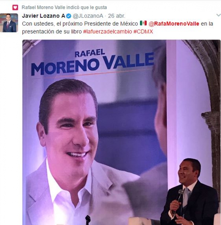 Moreno Valle construye su maquinaria electoral / Del Libro 