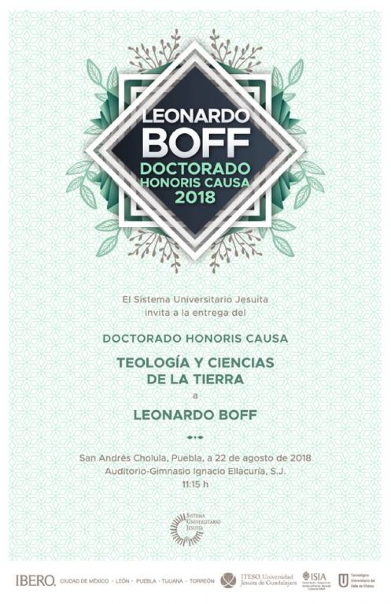 La Ibero Puebla otorga Doctorado Honoris Causa a Leonardo Boff